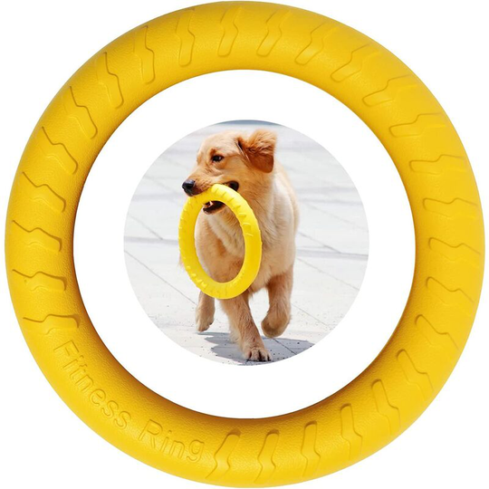 Tinor - Dog Fitness Ring, Dog Bite Ring, Dog Agility Exercise Equipment, Interactive Tug of War Training Ring for Small and Large