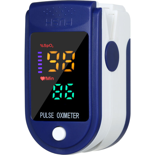 Fingertip Clip Pulse Oximeter l-ed Colorful Screen Display Mini SpO2 Monitor Oxygen Saturation Monitor Pulse Rate Measuring