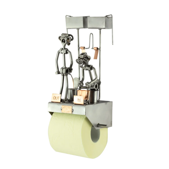 Screw Man Wall Mounted Toilet Roll Holder