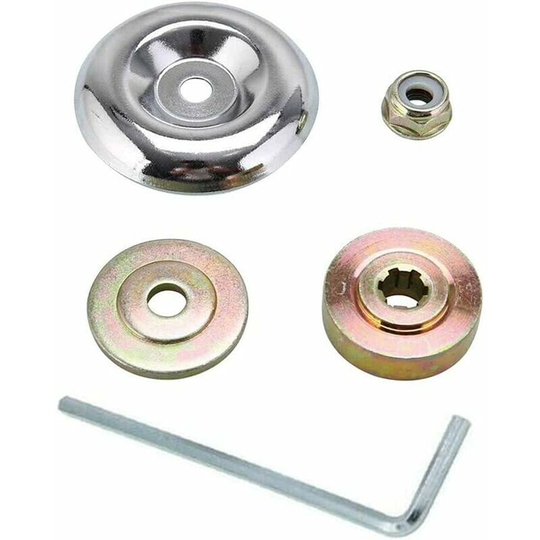 5pcs Replacement Metal Gear Blade Nut Retainer Kit with Hexagon Socket Head Bolts for Brush Cutter Brush Cutter Universal Nut Retainer Kit M10