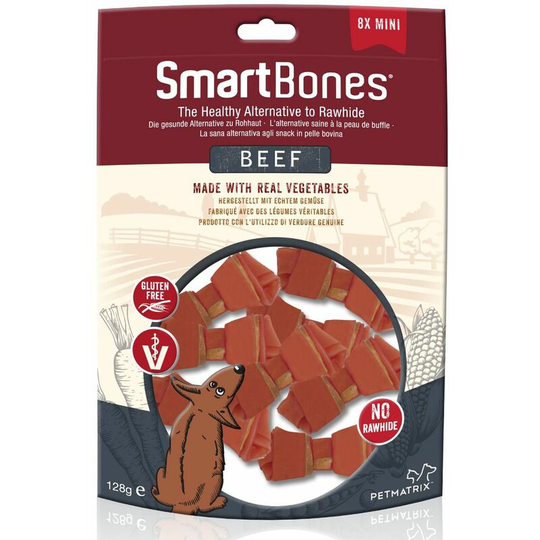Smartbones - Mini Beef Dog Chews (8 Chews) (May Vary) - May Vary
