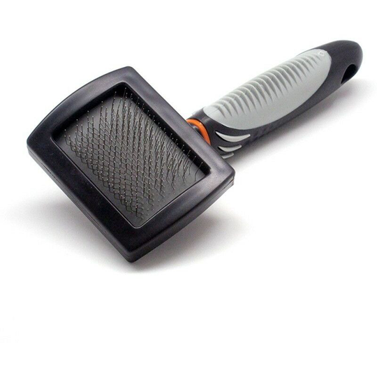 Plastic Hairbrush for Cat and Dog with Non-Slip Handle for Pets (19.5*12cm)