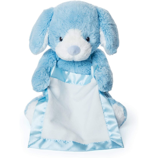 GUND Peek-a-Boo Puppy Soft Toy, Blue