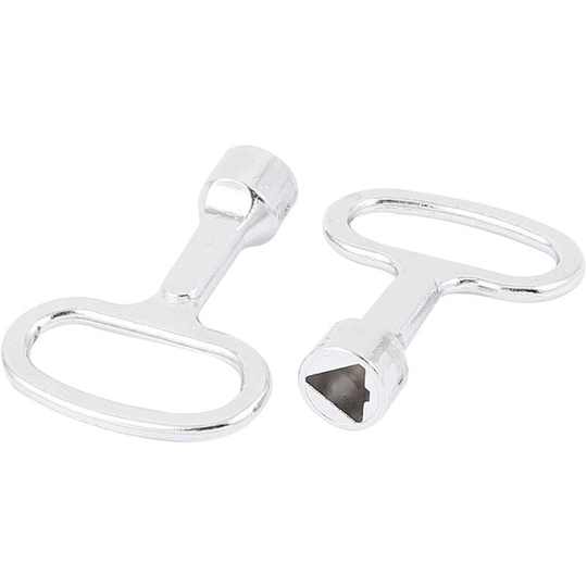 Key cabinet Triangle 8 mm 2 keys with triangular lock Panel