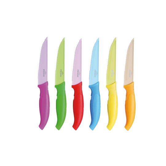 Coloured Steak Knife Set