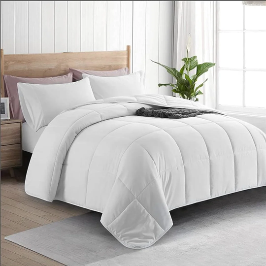 Audryana White Microfibre 200 TC Duvet Cover