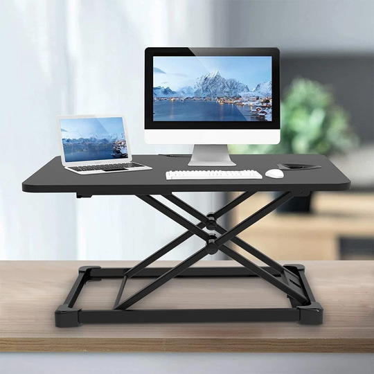 Conrada 65Cm W Height Adjustable Rectangular Standing Desk Converter