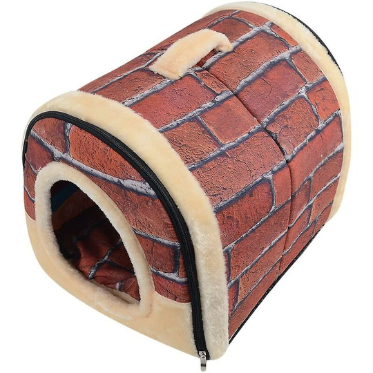 Warm Pet Dog Cat Bed House Kennel,vintage Wall Tiles Thsinde
