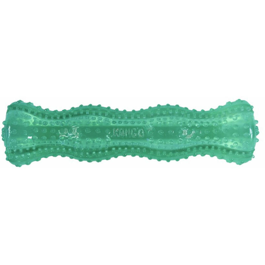 Squeezz Stick Dog Dental Toy (m) (Green) - Green - Kong