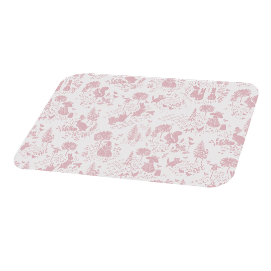 Eddingtons Peter Rabbit Classic Large Glass Worktop Protector - Pink