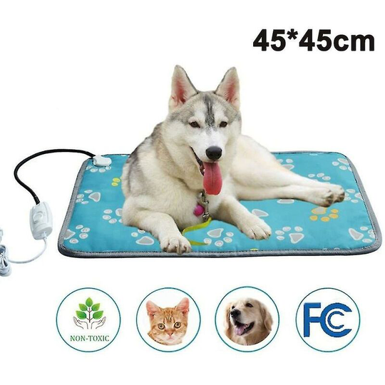 Pet For Cats And Dogs, Heated Cat Dog Bed Mat, Electric Warming Pad For Cats, Small Dogs, Kittens And Puppies Indoor Water