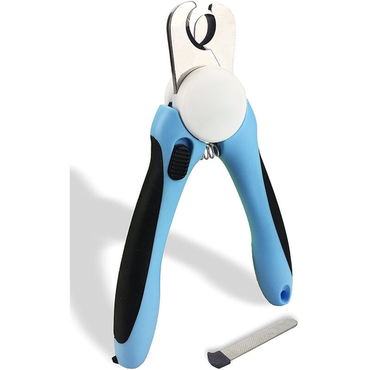 Heguyey - Dog and cat nail clippers, dog nail clippers with nail file, professional and safe dog nail scissors, for large, medium and small dogs and