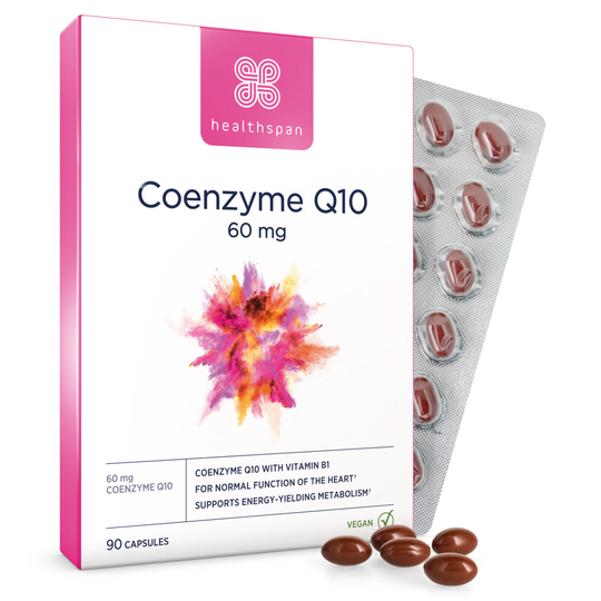 Healthspan Co-enzyme Q10 60mg, 90 Capsules, Heart Health