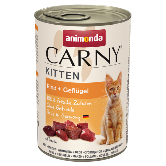 Animonda Carny Kitten 12 x 400g - Beef & Poultry