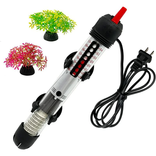 Fish Tank Aquarium Heater - Submersible Thermostat Adjustable Temperature Heater for Saltwater & Freshwater,25W/50W/100W/150W/200W/300W