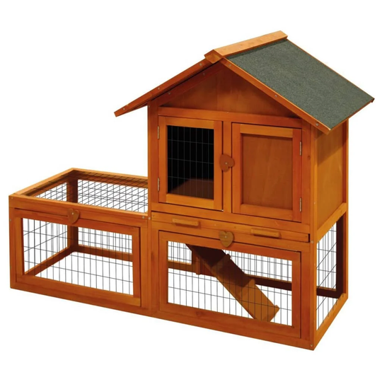 Flamingo Rabbit Hutch Salsa135 x 65 x 100cm Brown