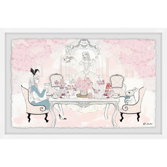 White Queen Tea by Loretta So - Picture Frame Painting Print on Paper