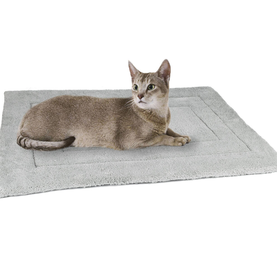 (Meduim) Soft Fleece Pet Mat Reversible Cat Dog Bed Cage