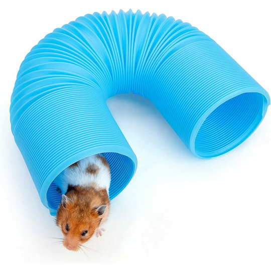 Bearsu - Small Pet Fun Tunnel, 39 x 4 inches - Fit Adult Ferrets and Rats