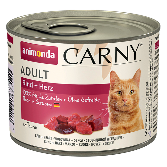 Animonda Carny Adult Saver Pack 24 x 200g - Beef & Heart