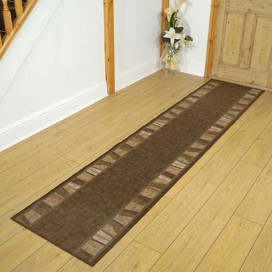 Tunc Alba Looped/Hooked Brown/Beige Rug
