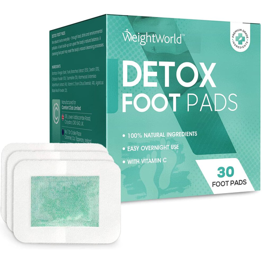 WeightWorld Detox Foot Patches x 30 - Natural Deep Cleansing Foot Pads