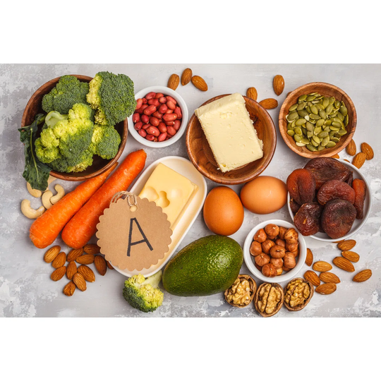Healthy Food Nutrition - Wrapped Canvas Photograph