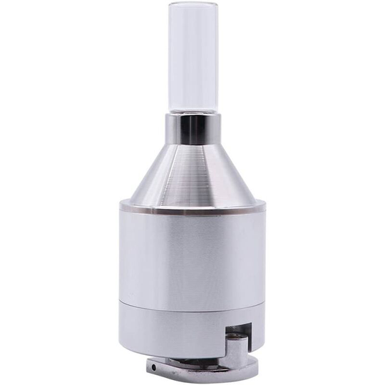 Metal manual holder for grinder for use with glass bottle Dksfjkl