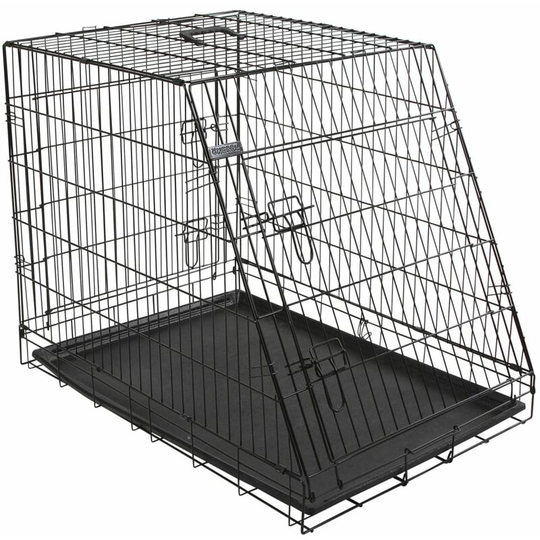 Dog Cage 107x74x85 cm Black Kerbl Black