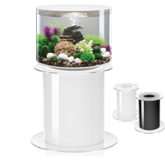 Biorb - Tube 35L White Aquarium with mcr led Lighting and Stand