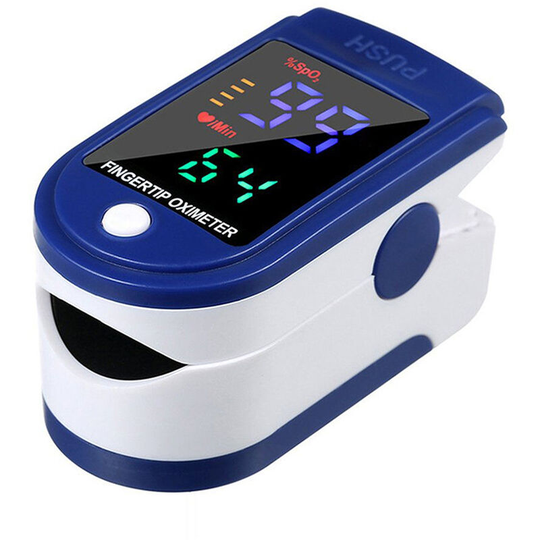 Fingertip Pulse Oximeter Blood Oxygen Saturation Pulse Rate Monitor Portable Oximeter with Bidirectional led Display Screen