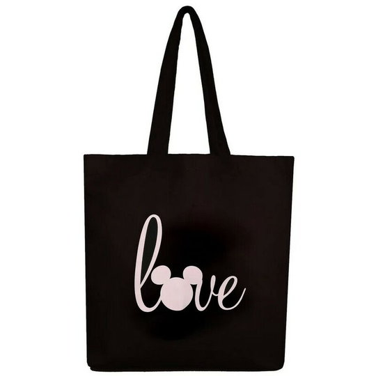 Love Mickey Mouse Tote Bag (One Size) (Black) - Black - Disney