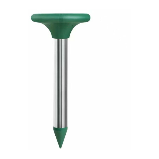 Perle Rare - 2 Pack Solar Mole Repeller Solar Ultrasonic Mole Repeller IP56 Protection For The Garden.