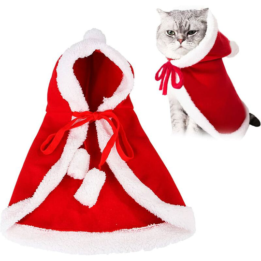 Christmas Dog Clothes, Christmas Dog Clothes for Small Dogs Christmas Creative Dog Costume, Winter Pet Hooded Coat, Christmas Pet Jumpsuit (m)
