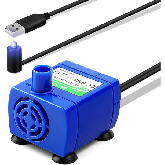 Comsmart Bomba de fuente para mascotas, bomba de fuente de gato, reemplazo de motor de agua para gatos, fuente de agua para mascotas, dispensador de
