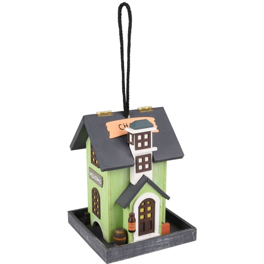Flamingo - Bird Feeder Silo Hodra Multicolour Green