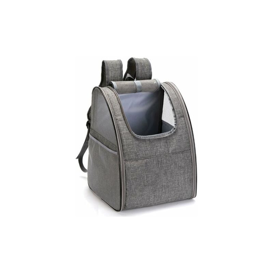 FVO - Cat Carrier Backpack Foldable Pet Carrier Rucksack Breathable Mesh Carrier Bag with Inner Cushion for Cats and Small Dogs Travel Camping
