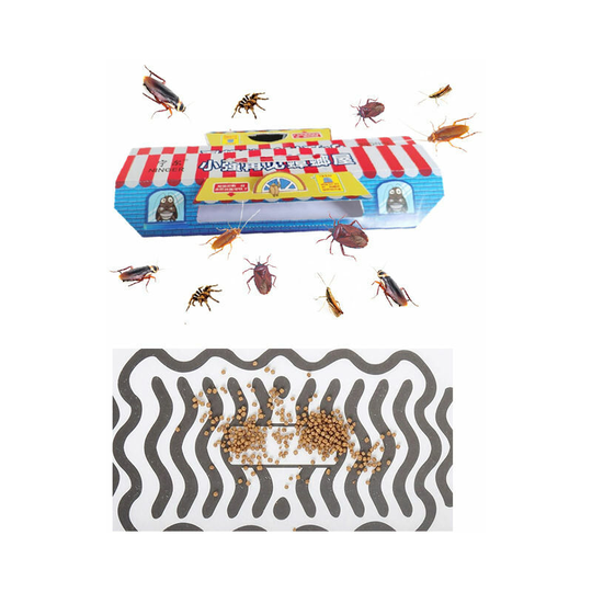 20 Pieces Cockroach Traps With Bait, Sticky Inner Adhesive Trap, Non-Toxic, Anti-Cockroaches Indoor And Home, Eco-Ffriendly Premium Quality Glue