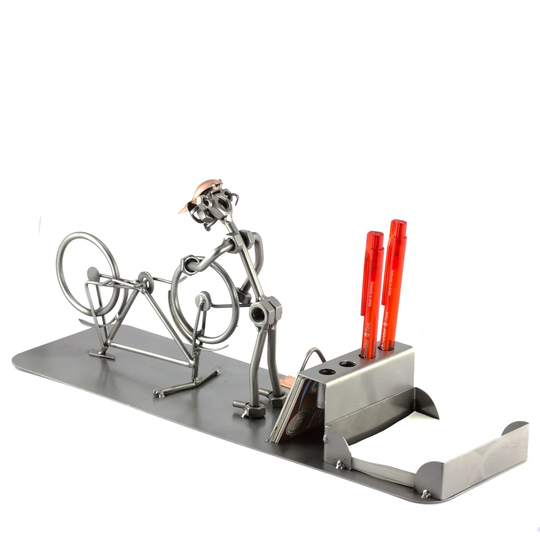 Bicycle Mechanic Screw Man Desk Organiser