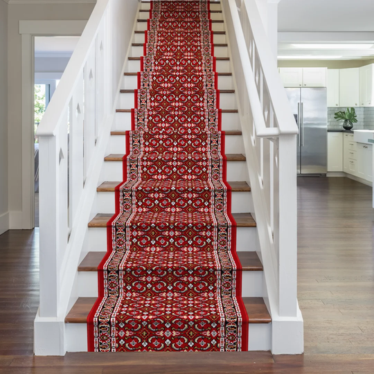 Schweiger Stair Looped Red Rug