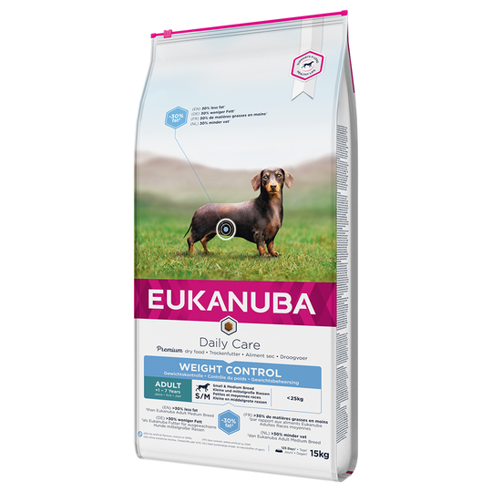 Eukanuba Medium Breed Adult - Weight Control - Economy Pack: 2 x 15kg