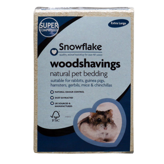 Snowflake Woodshavings - Extra Large