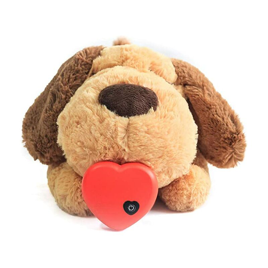 Puppy Toy - Behavioral Aid, Heartbeat - Warm Stuffed Animal Pet, Dog
