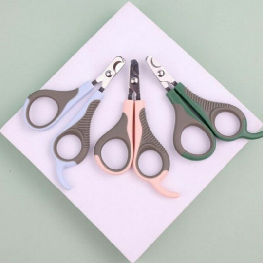 Professional Cat Claw Clippers, Nail Clippers for Puppy Rabbit Bird and Small Animals, Stainless Steel Curved Nail Scissors, Portable Claw Clippers,