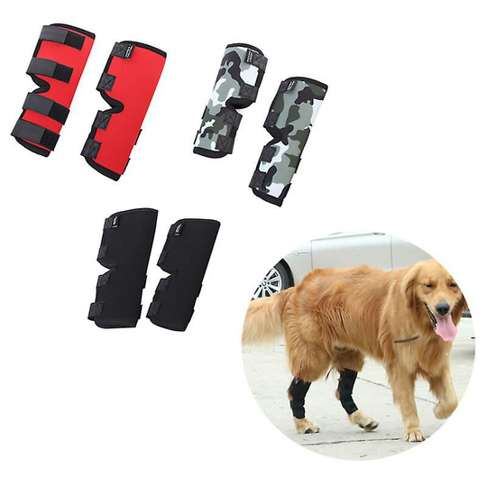 Pet Knee Pads with Support Bars