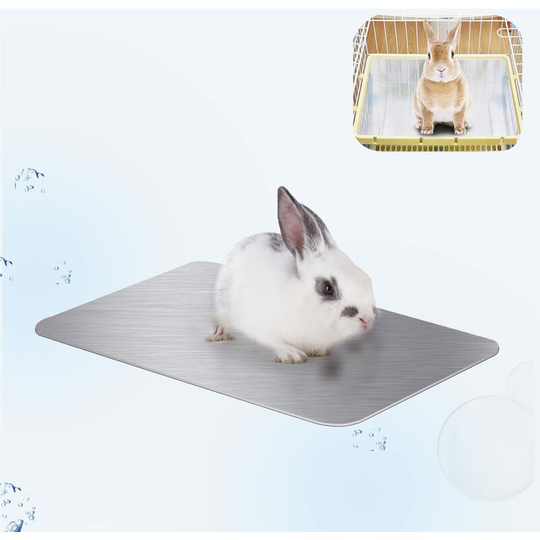 Rabbit Cooling Pad 12"x8" Cooling Mat for Rabbit Guinea Pig Chinchilla Hamster and Other Small Animals Stay Cool This Summer - Rabbit Cooling Plate