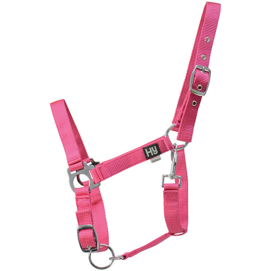 Hy Economy Plus Head Collar (Full) (Cerise Pink) - Cerise Pink