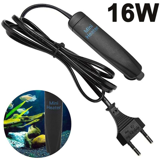 Adjustable aquarium heater, submersible disc heater, turtle tank thermostat-16w