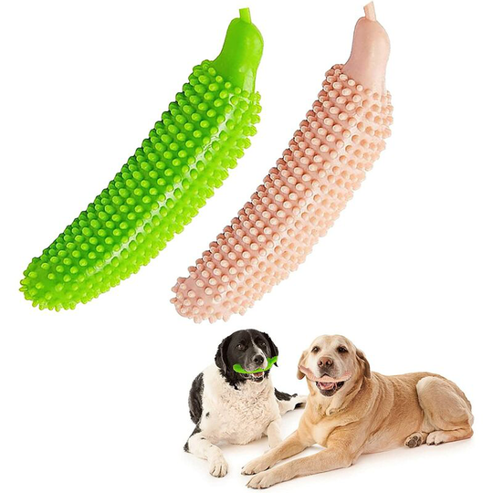 Indestructible Dog Toy, Interactive Dog Toy, Ultra-Durable Natural Rubber Puppy Chew Toy, Chew Toys for Small and Medium Dogs(2PCS)