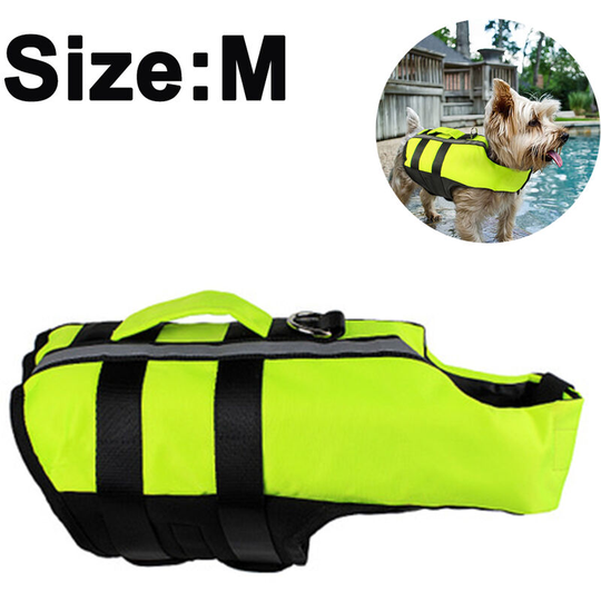 Devenirriche - Portable Dog Lifejackets with Airbag,Inflatable Pet Dog Saver Life Jacket Swimming Vest,Summer Dog Float Coat with Reflective Strips